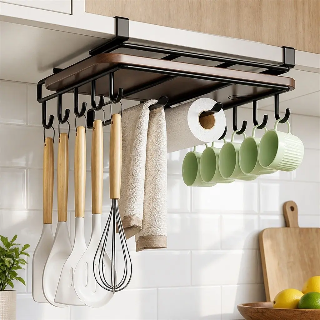 Under Cabinet Organizer Multifunctional Cutting Board Holder Stainless Steel