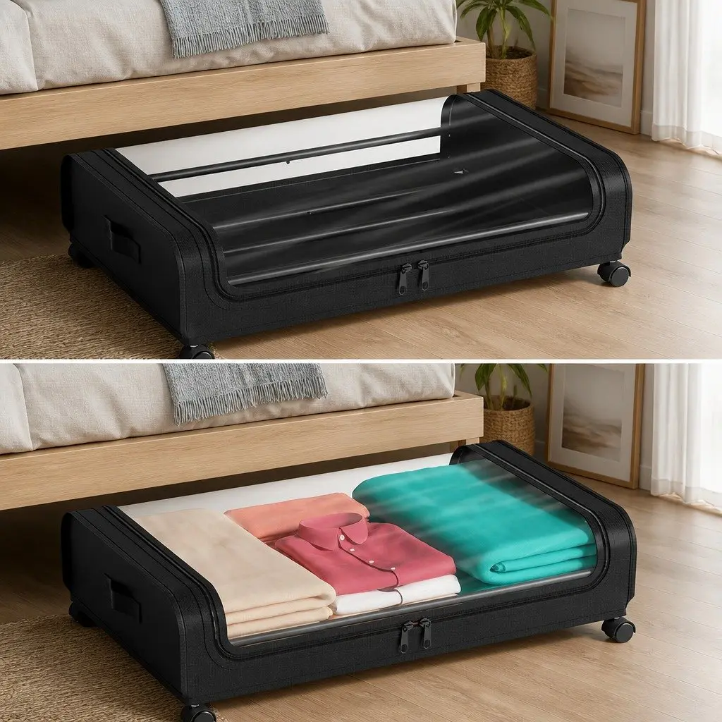 Under Bed Rolling Storage