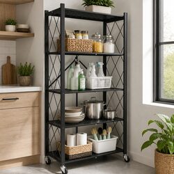 Your Ideal 5-Tier Foldable Storage Shelf