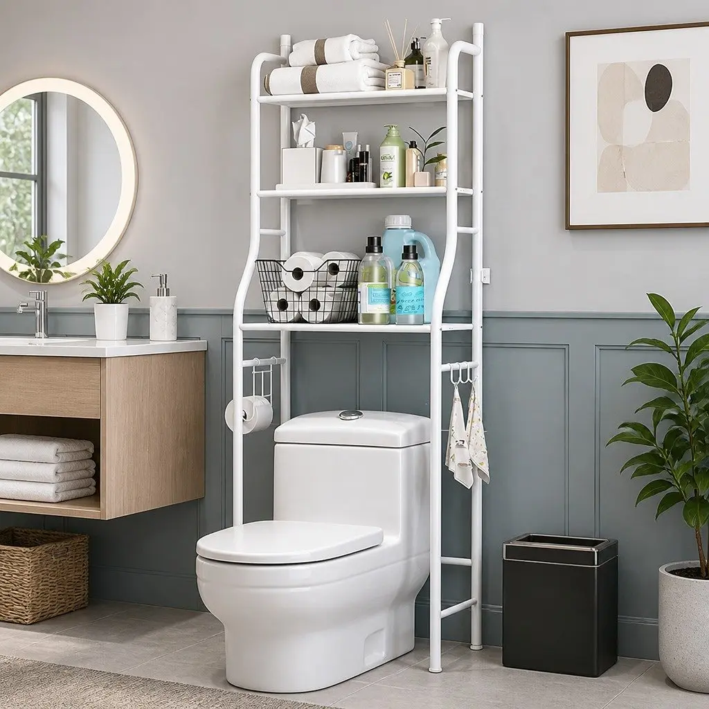 3-Tier Over The Toilet Organizer Rack