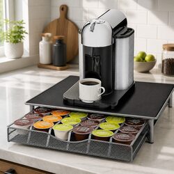 K-Cup Coffee Pod Drawer Storage Organizer 36 Pods Kitchen Counter Holder Riser