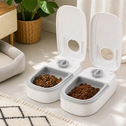 Your Pet's New Favorite Feeder: Automatic Dual Bowls