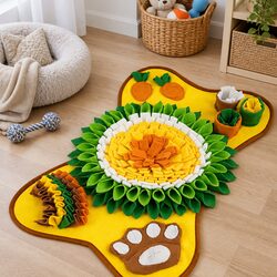 Snuffle Interactive Feeding Mat Toy for Dogs Pets Mental Enrichment Foraging