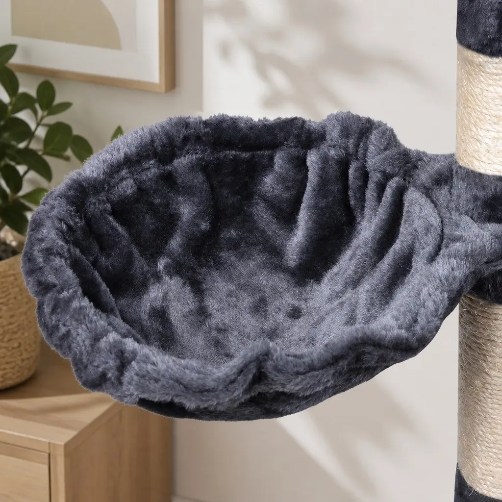 Cat Tree 120cm Indoor Cats Condo Hammock Plush Perch Scratching Posts Kittens