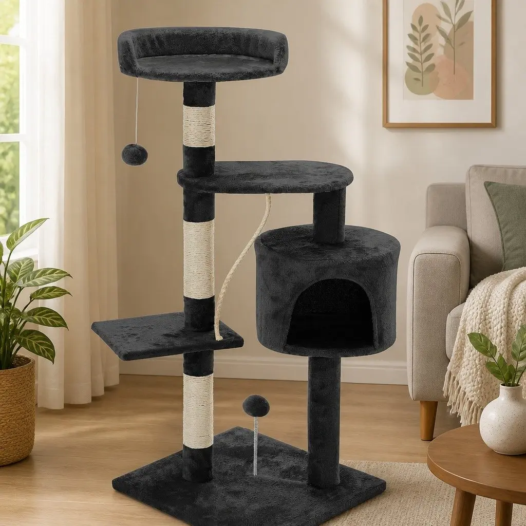 Cat Tree Multi-Level Climbing Perch 140cm Sisal Scratching Posts
