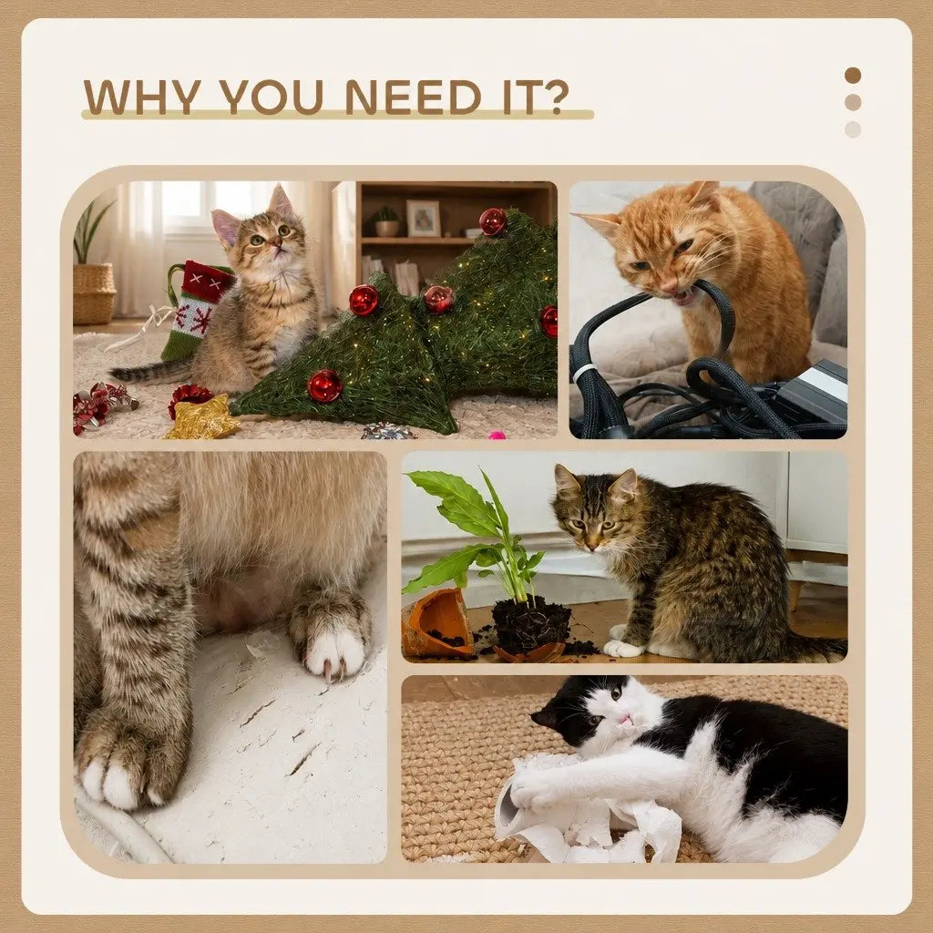 Cat Tree Multi-Level 140cm Plush Perch Sisal Scratching Posts Condo