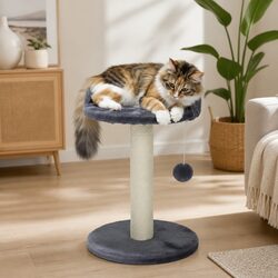 Friendly Cat Tree Tower for Indoor Cats with Playful Design