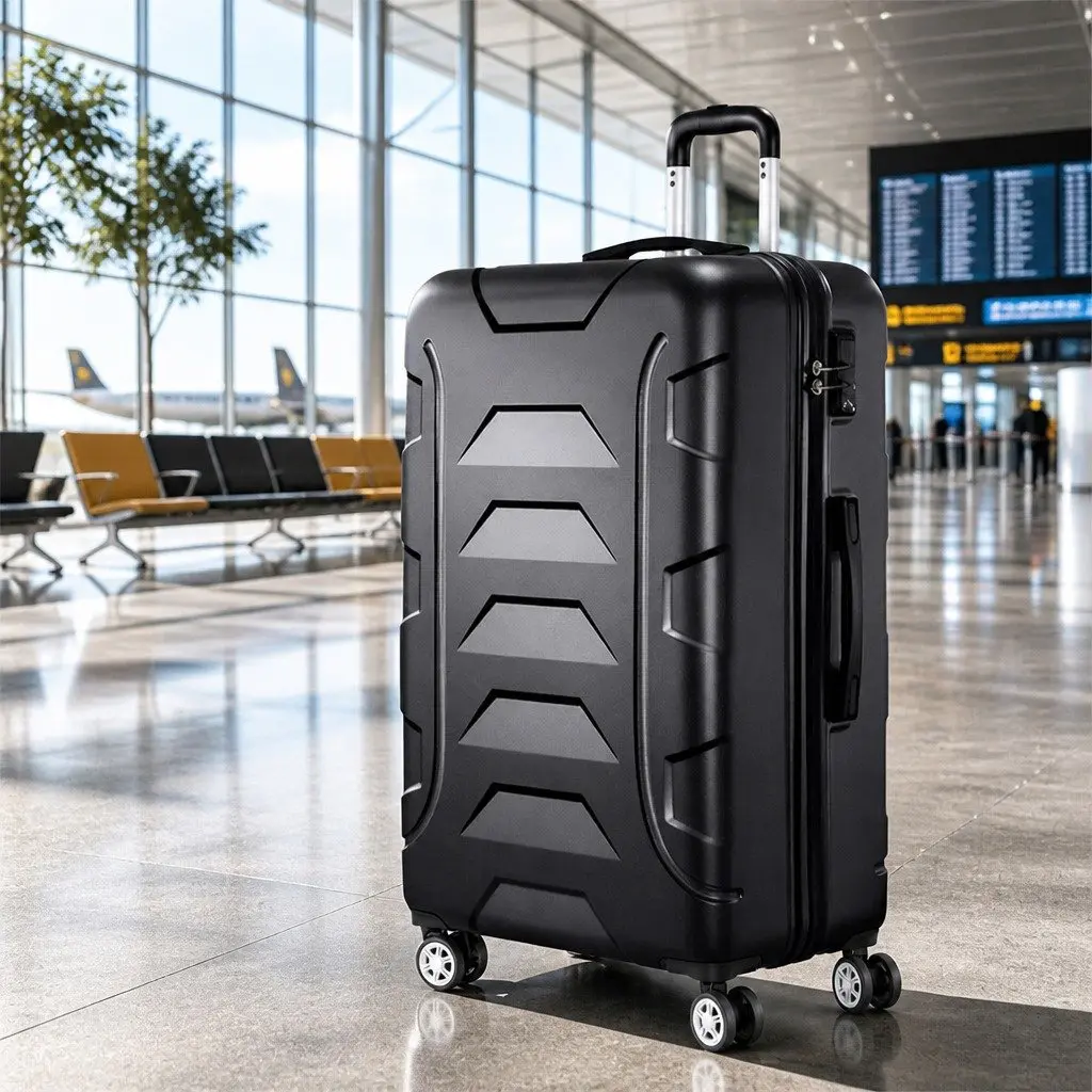 28 Inch Hard Shell Suitcase with Smooth Spinner Wheels