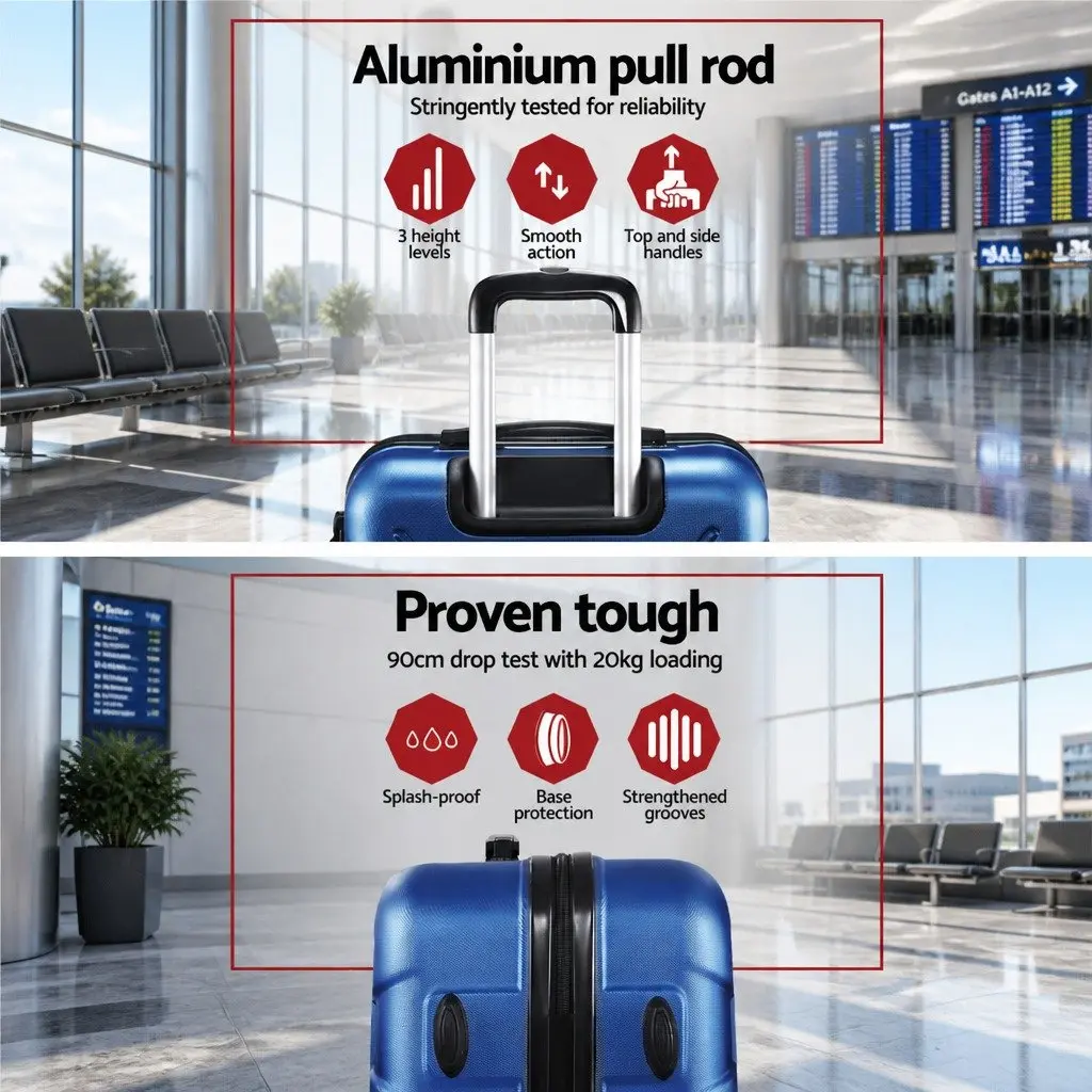 Luggage Set Hard Shell 20" 28" Lightweight Spinner Suitcase with TSA Lock