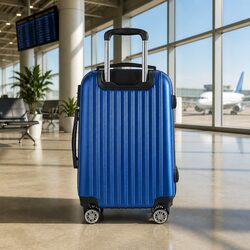 28 Inch Blue Hard Shell Luggage: Travel Made Easy