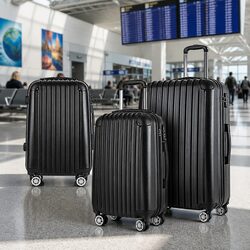 Your Go-To 3 Piece Hard Shell Luggage Set for Trips
