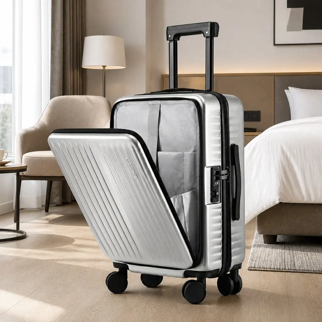20" Carry-On Suitcase with Dual TSA Locks and More