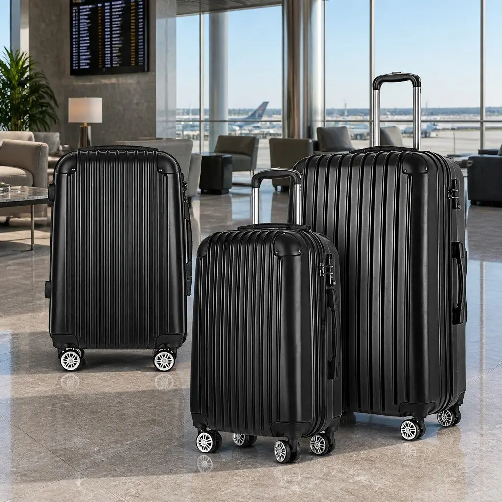 3 Piece Luggage Set 20-24-28 Inch Hard Shell Suitcase with TSA Lock Spinner