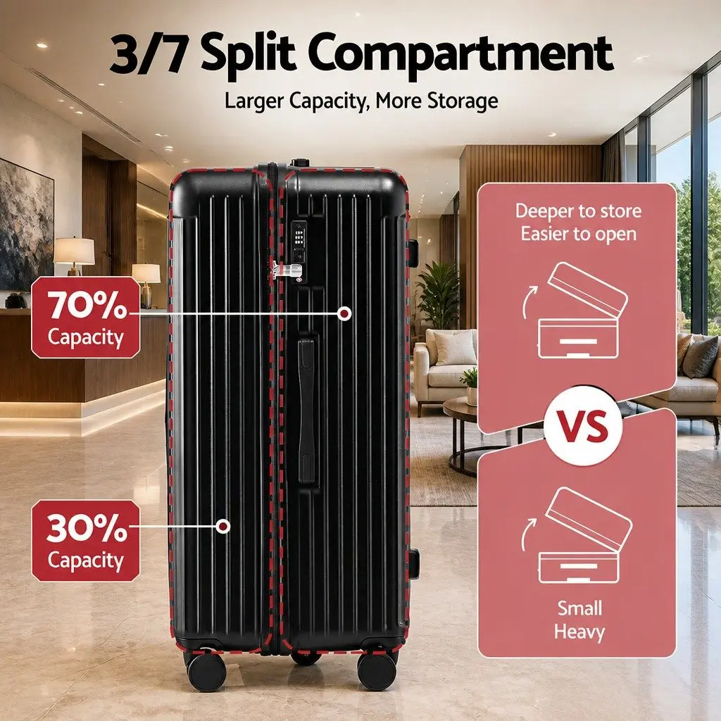32" Trunk Luggage Suitcase for Travel
