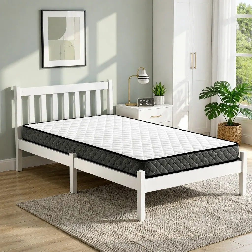 Single Bed Frame and Mattress Set
