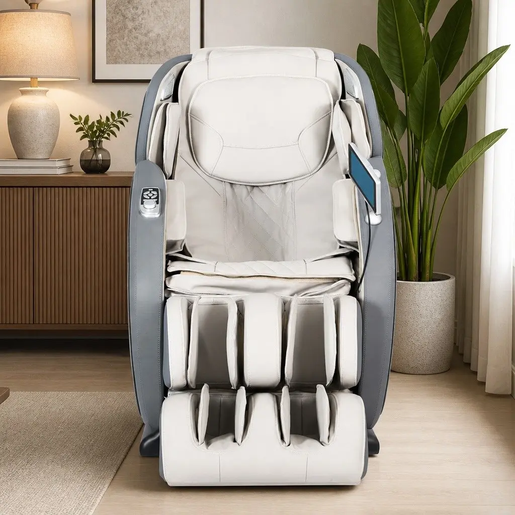 4D Massage Chair Recliner Full Body SL-Track Zero Gravity AI Body Scan Electric 130cm