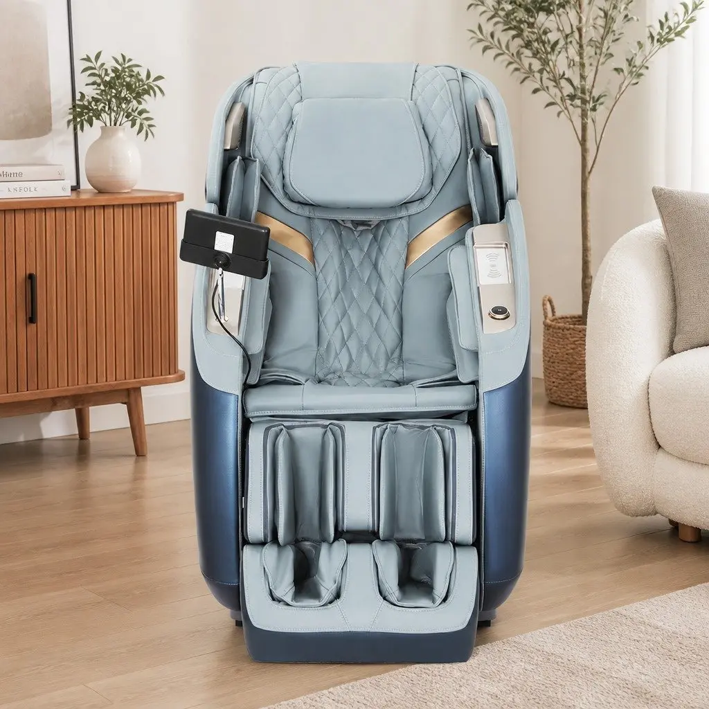 4D Massage Chair Recliner SL Track Full Body Zero Gravity Heated Airbag Shiatsu