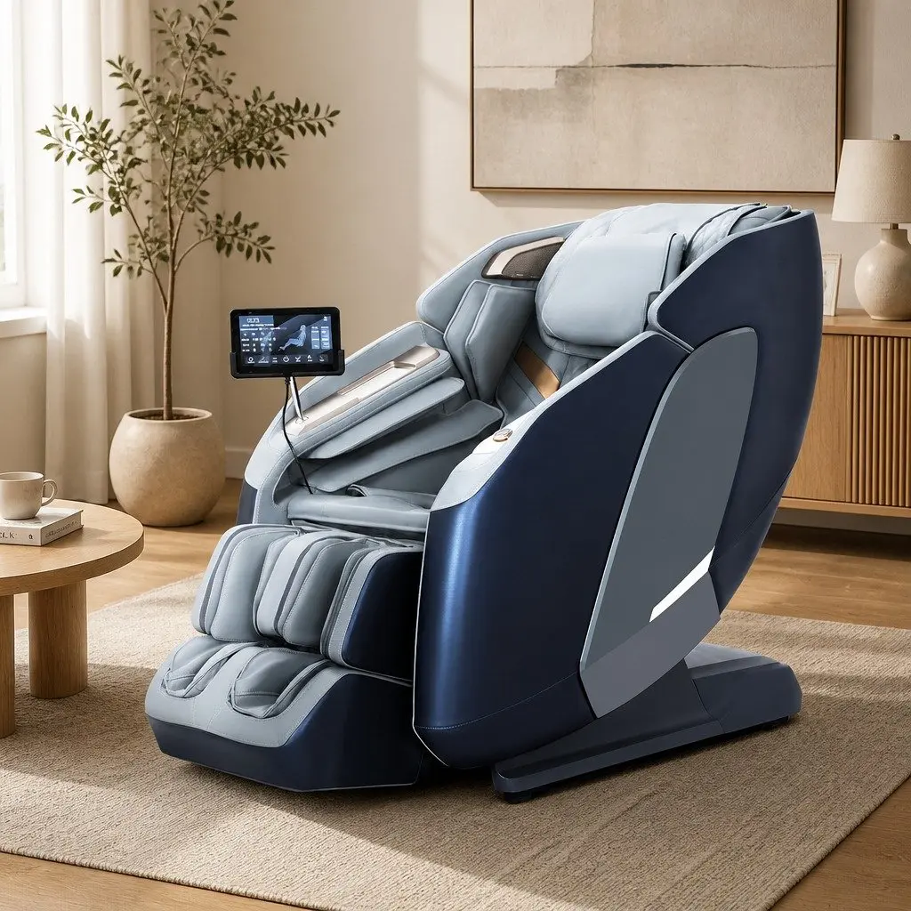 4D Massage Chair Recliner SL Track Full Body Zero Gravity Heated Airbag Shiatsu