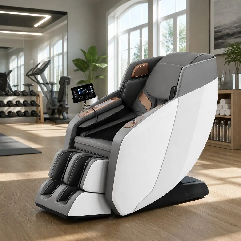 Electric Massage Chair Recliner Full Body Airbag Heat Therapy Bluetooth Speaker