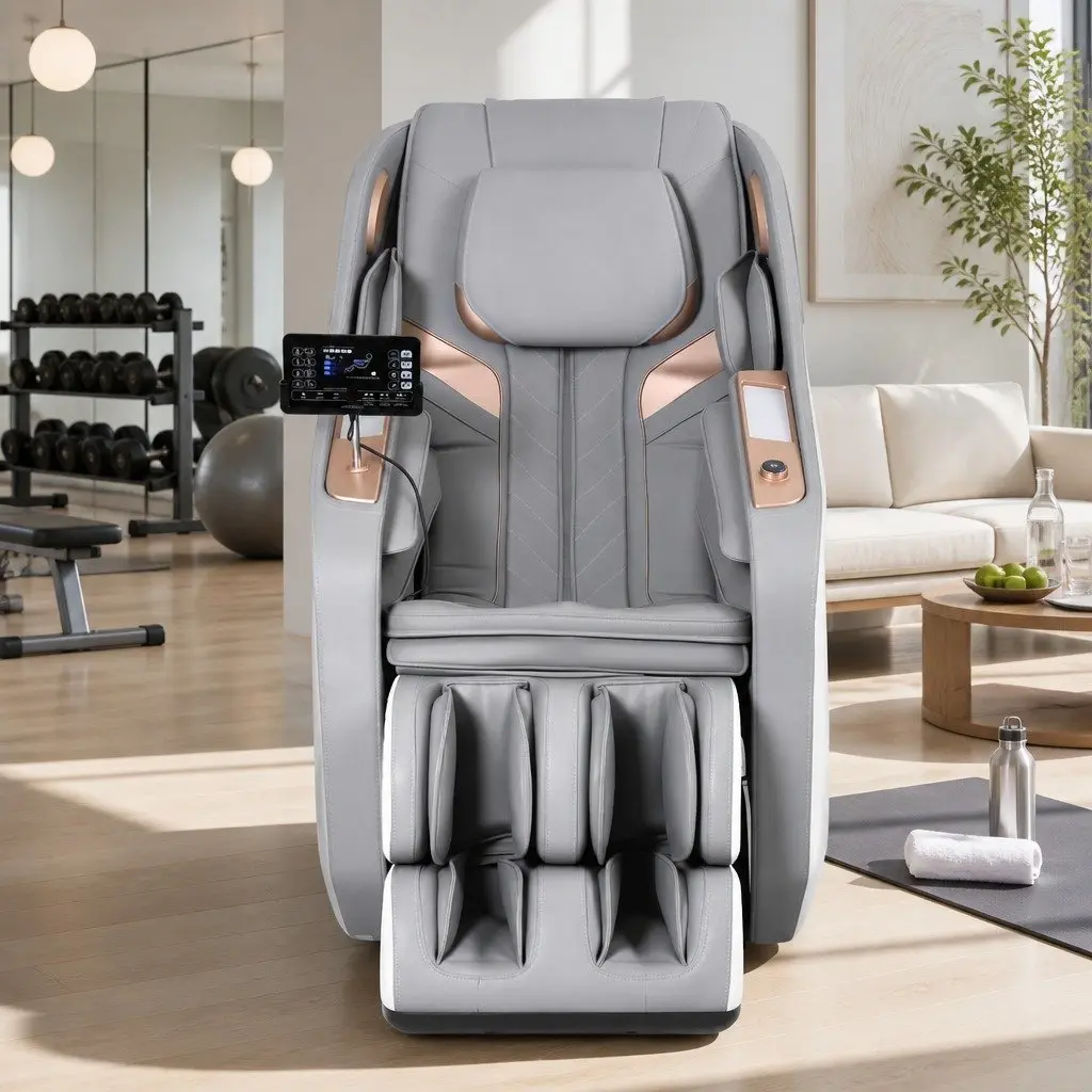 Electric Massage Chair Recliner Full Body Airbag Heat Therapy Bluetooth Speaker