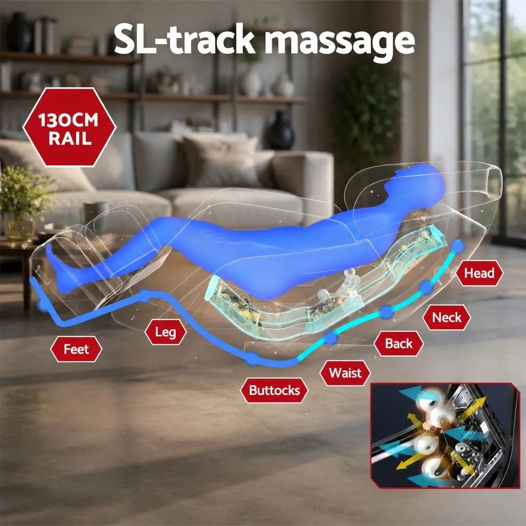 Massage Chair Electric Recliner 3D Flynn Zero Gravity Full Body Airbag Heated