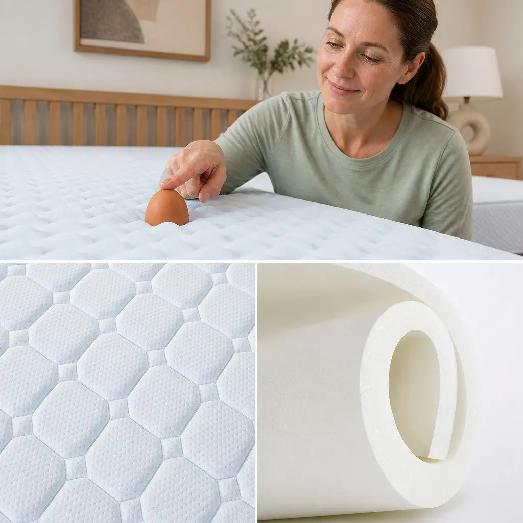 Queen Mattress 25cm Cool Gel Memory Foam Medium Firm Bonnell Spring Support Bed