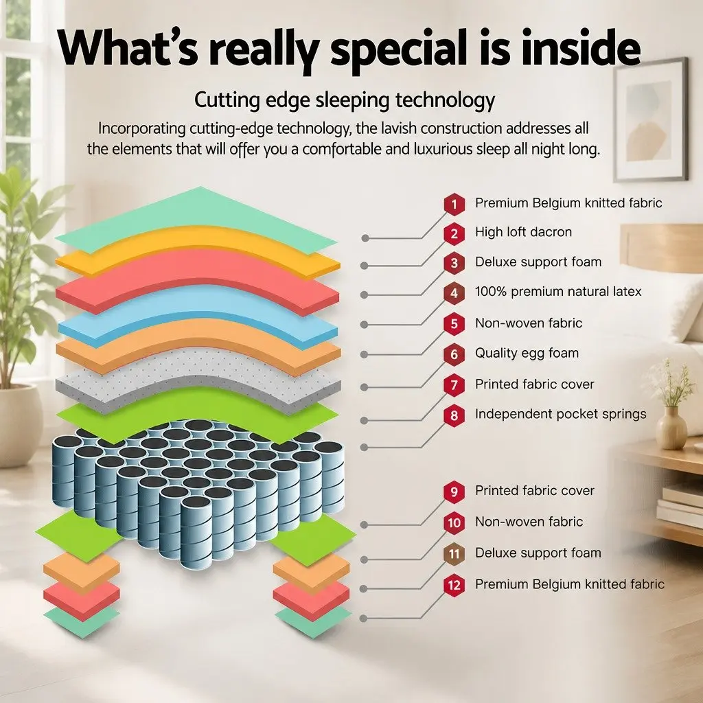 Single Euro Top Mattress