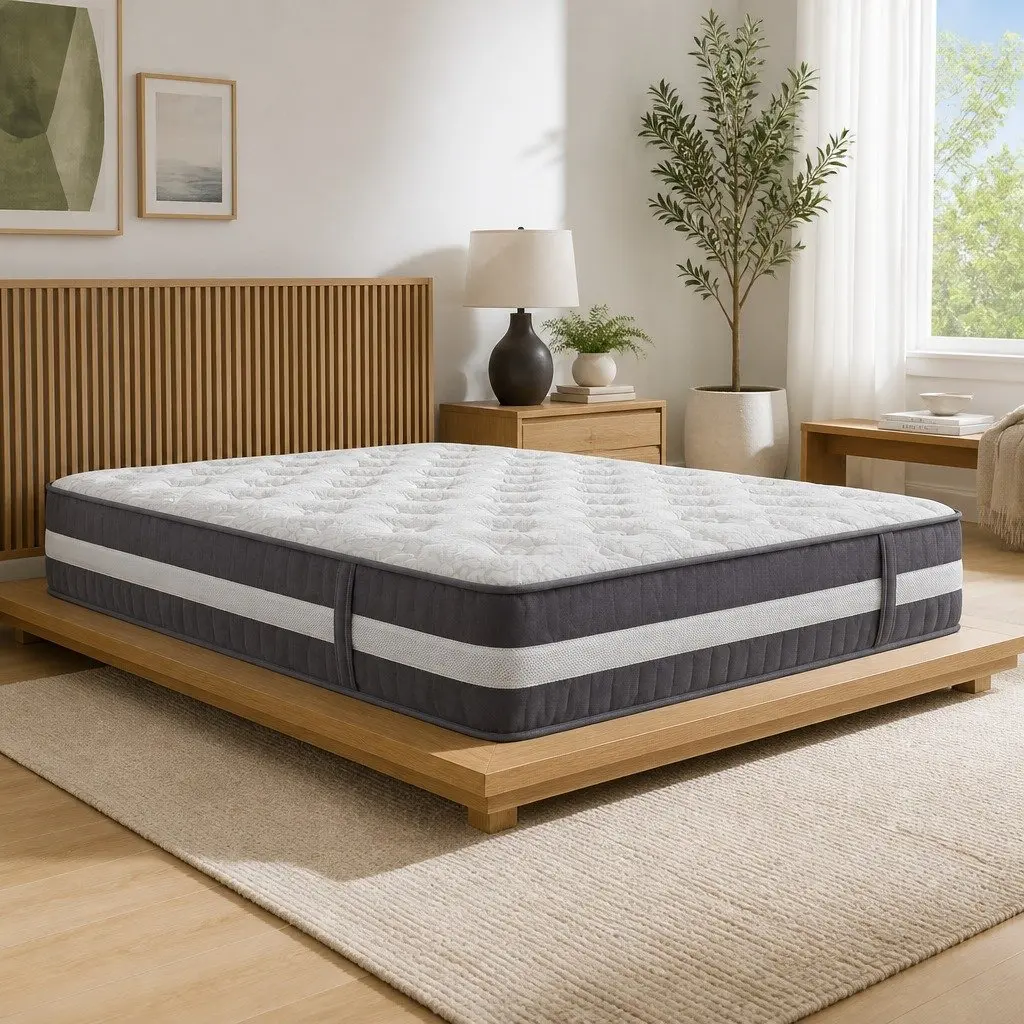 King Size Mattress 30cm Pocket Spring Tight Top Medium Firm Sleeping Bed