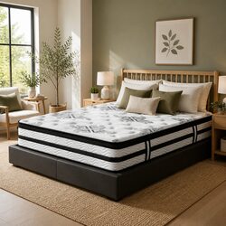 Get Cozy with the 34cm Super King Euro Top Mattress
