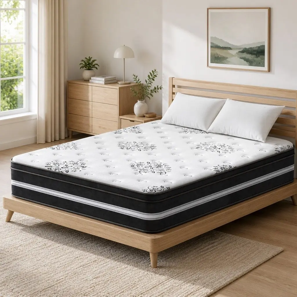 Double Mattress Cool Gel Memory Foam 34cm Medium Firm Support