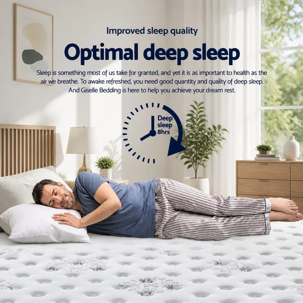 Double Mattress Cool Gel Memory Foam 34cm Medium Firm Support