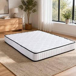 Double Mattress 21cm Tight Top Pocket Spring Bed Medium Firmness Queen Size