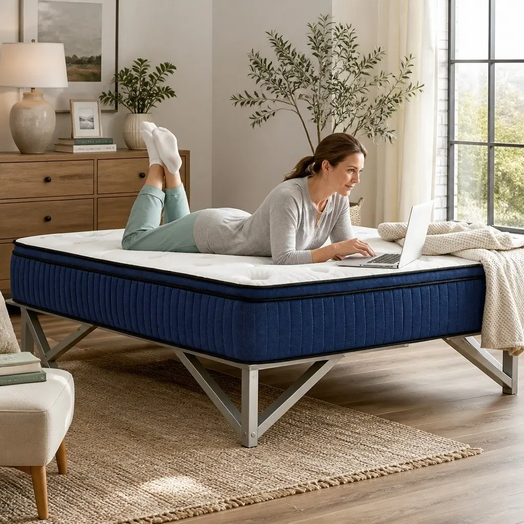 King Size Mattress 34cm Cool Gel Memory Foam 7 Zone Pocket Spring Euro Top