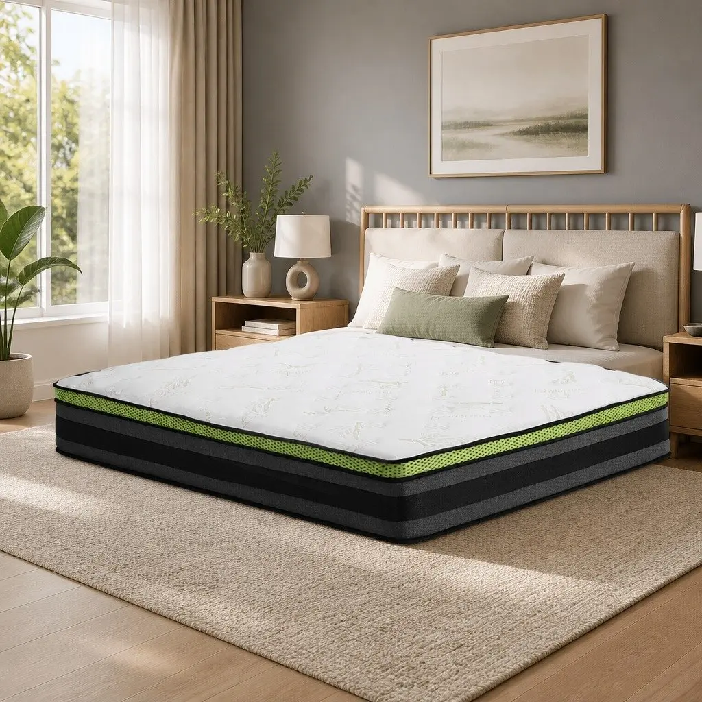 Queen Mattress 30cm Cool Gel Foam and Pocket Spring Comfort