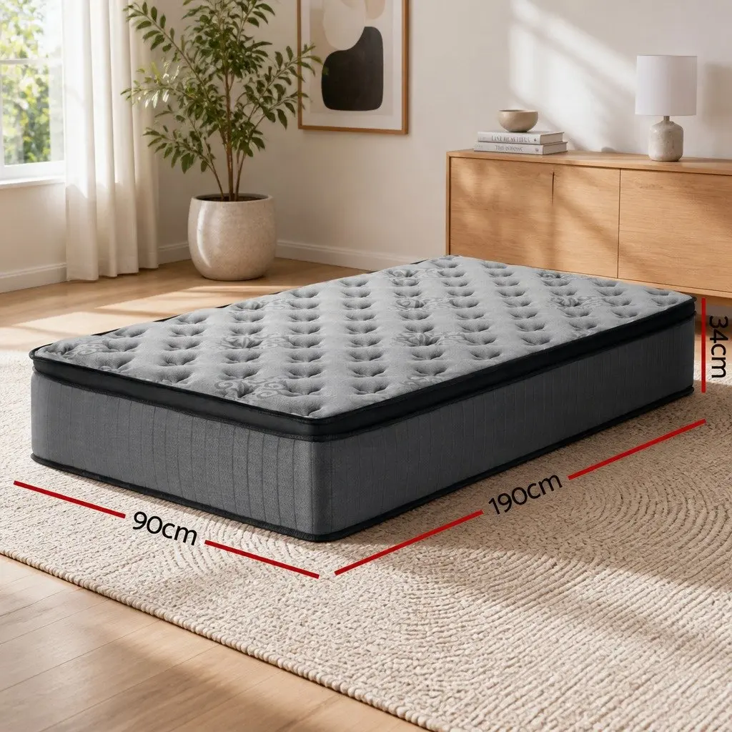 34cm Euro Top Mattress for Better Sleep