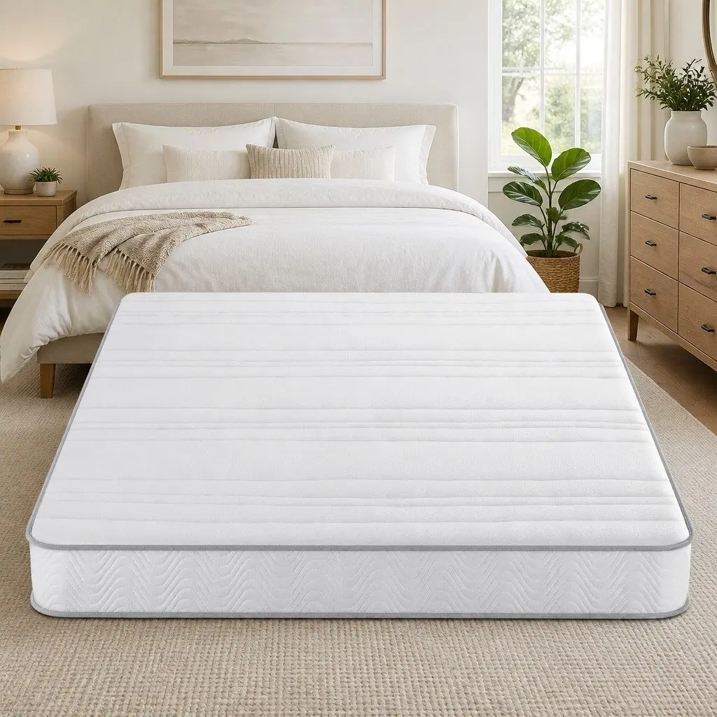King Size Mattress Medium-Firm 20cm Egg-Crate Foam Pocket Spring Tight Top