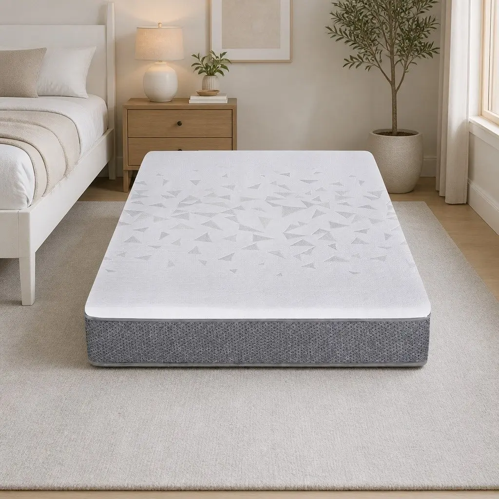 King Single Mattress Pocket Spring 23cm Reversible Foam Medium Firm Firm