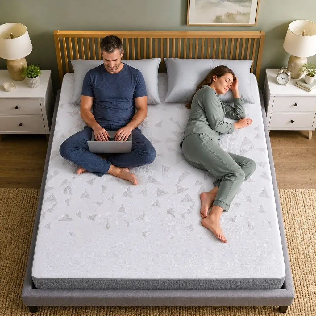 Double Mattress Reversible Foam 23cm Adjustable Firmness Medium