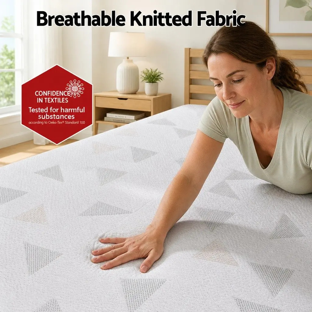 Queen Mattress Reversible Foam Dual Firmness Pocket Spring 23cm