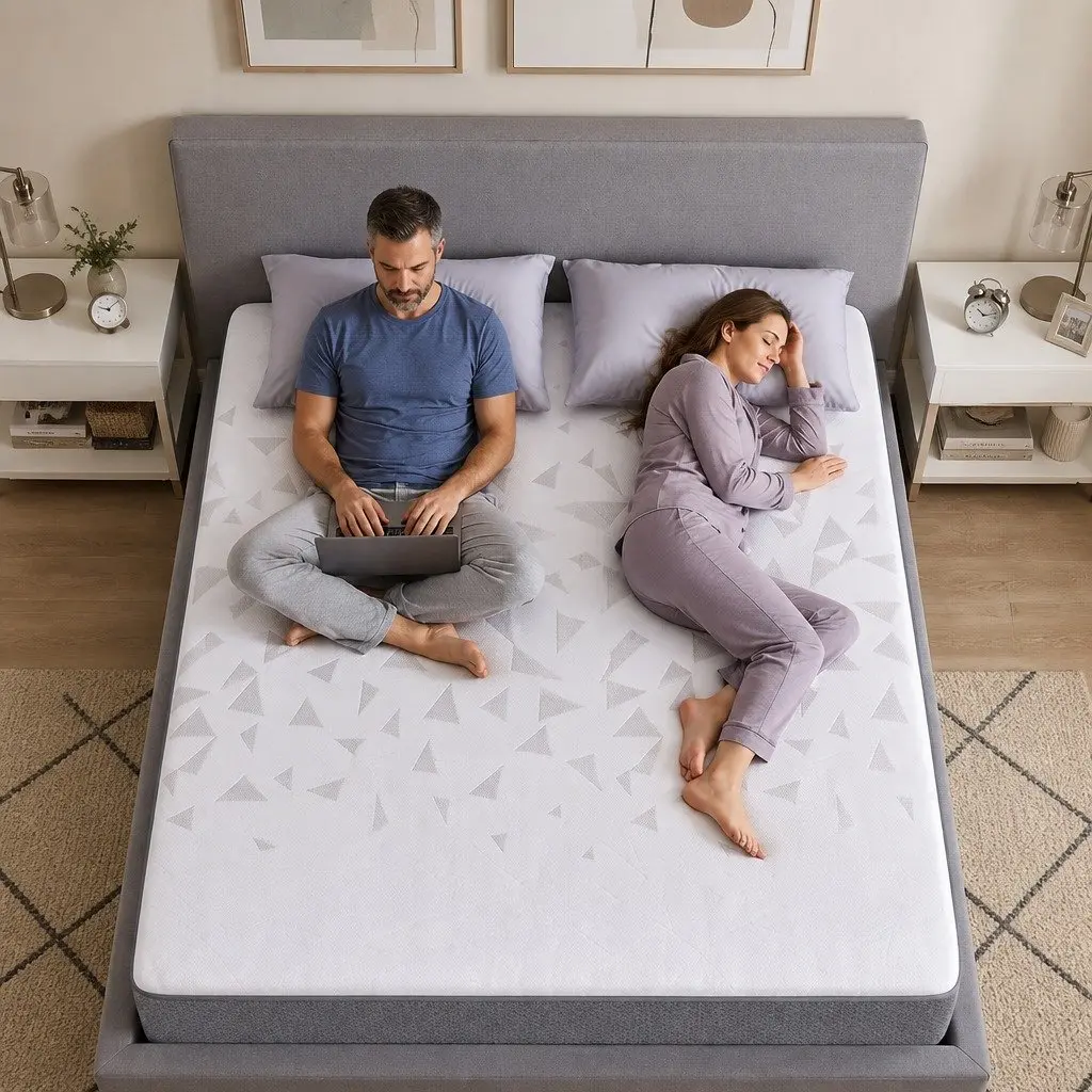 Queen Mattress Reversible Foam Dual Firmness Pocket Spring 23cm