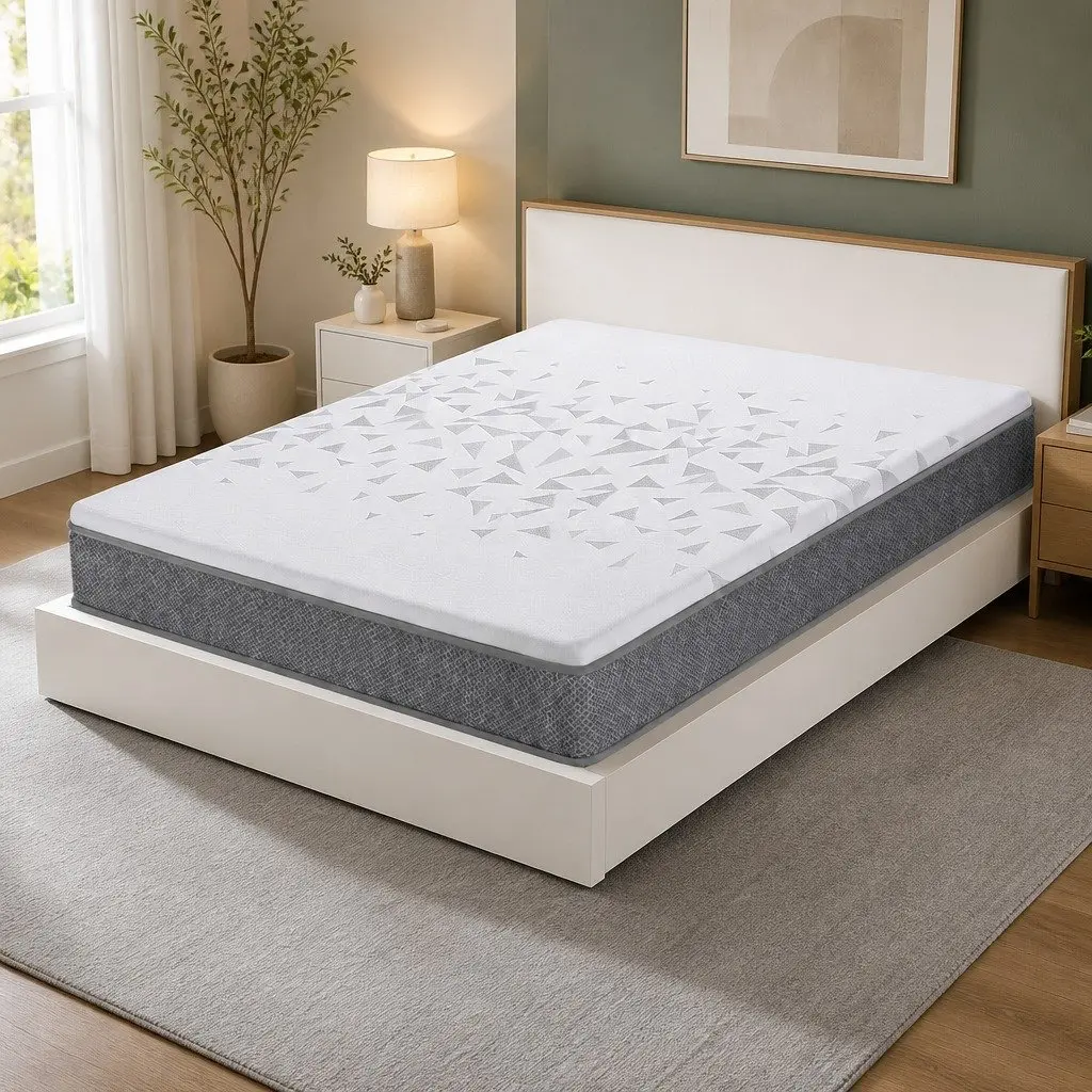 Queen Mattress Reversible Foam Dual Firmness Pocket Spring 23cm