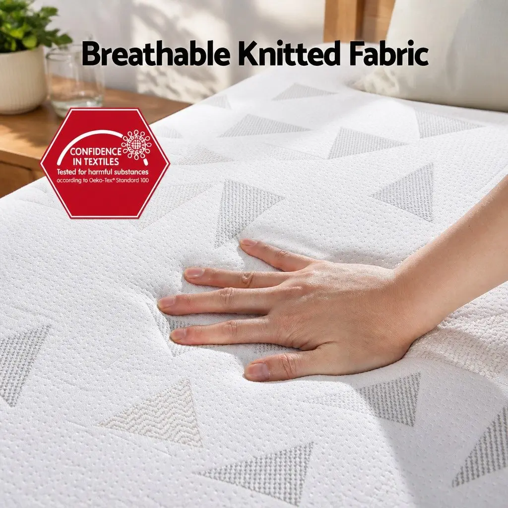 Single Mattress Reversible Foam 23cm Pocket Spring Medium Firm Support
