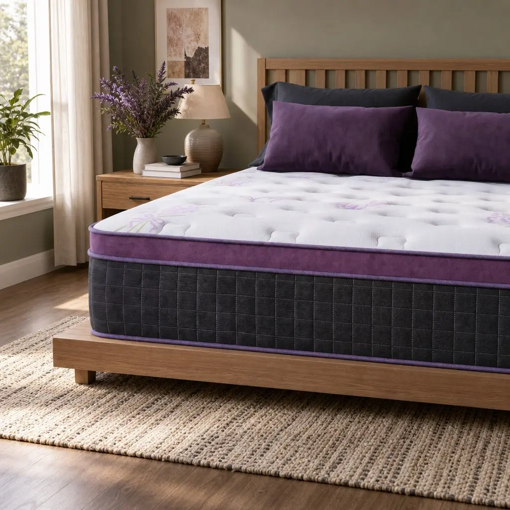 Double Mattress Firm Euro Top 35cm Pocket Spring Edge Support