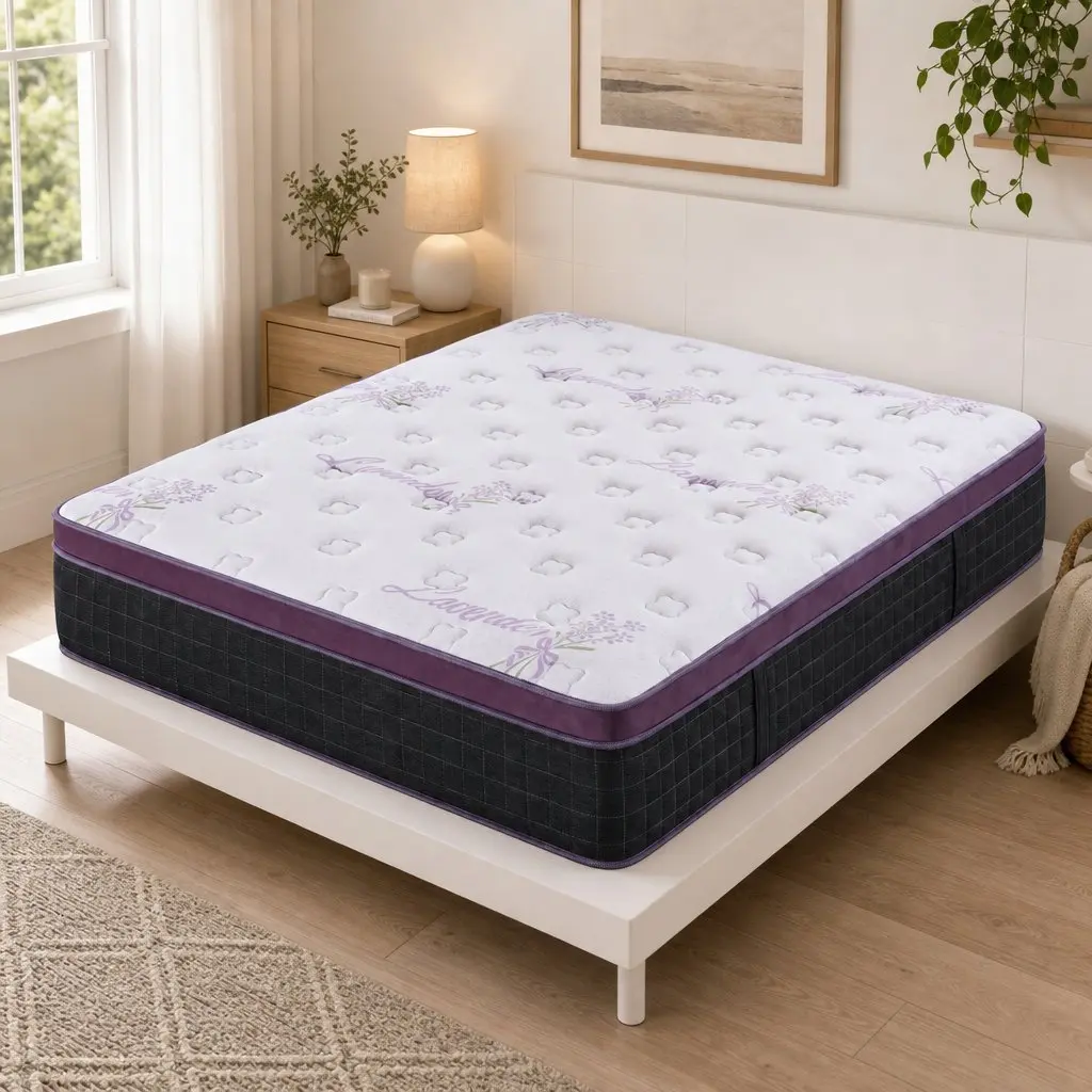 Double Mattress Firm Euro Top 35cm Pocket Spring Edge Support