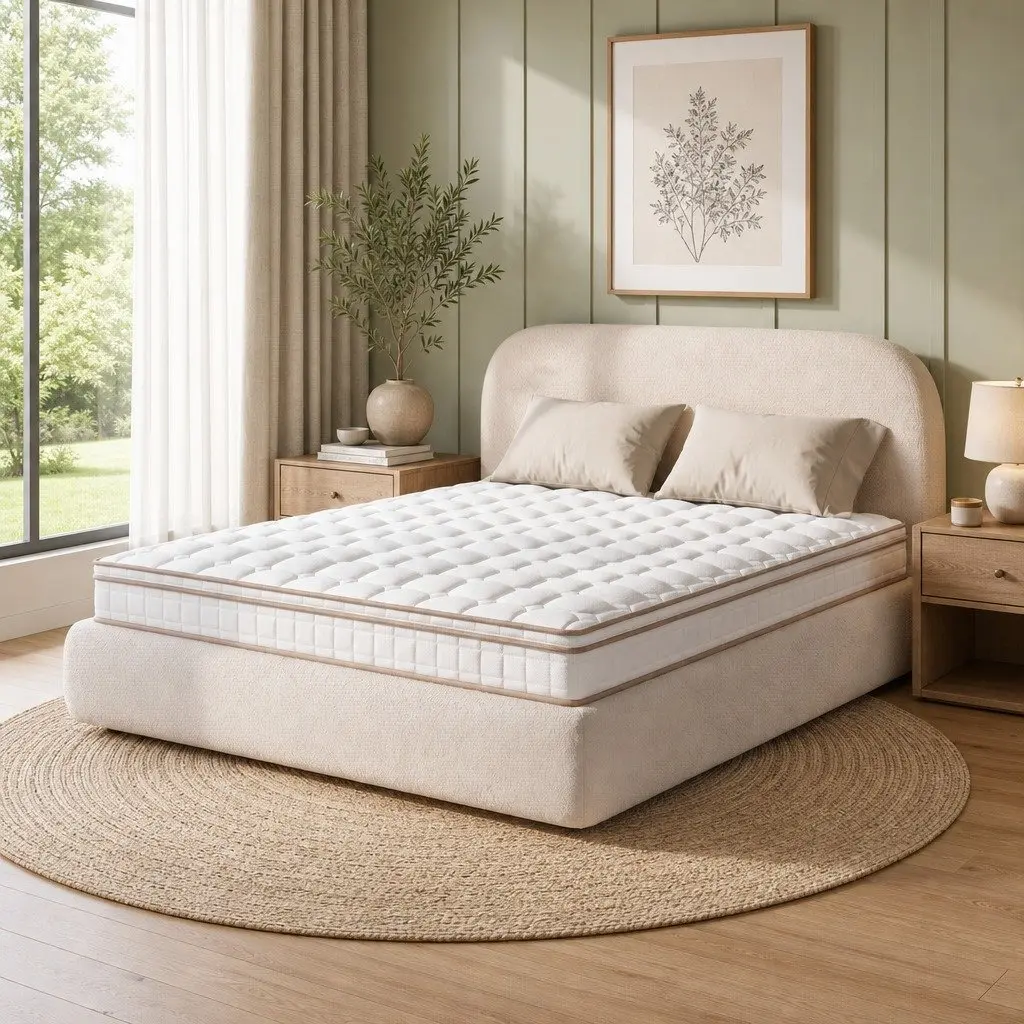 Double Mattress Firm Pocket Spring 20cm Breathable Support