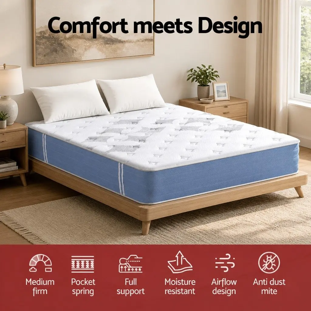 Queen Mattress with Pocket Springs