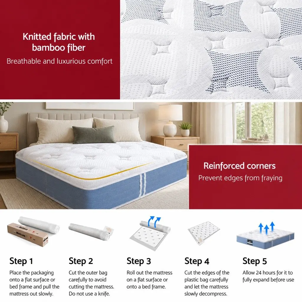 Queen Mattress with Pocket Springs
