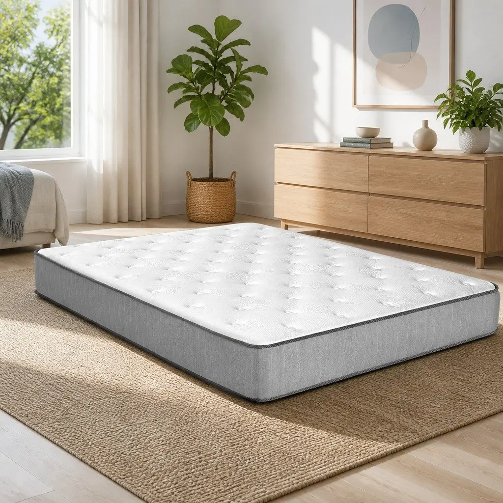 Queen Mattress Extra Firm 23cm Hypoallergenic Dust Mite Resistant