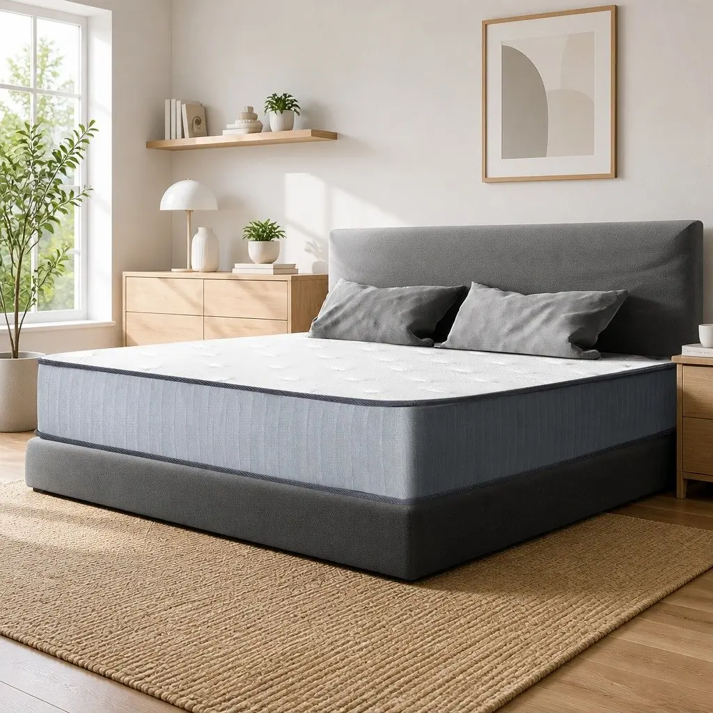 Queen Mattress Extra Firm 23cm Hypoallergenic Dust Mite Resistant