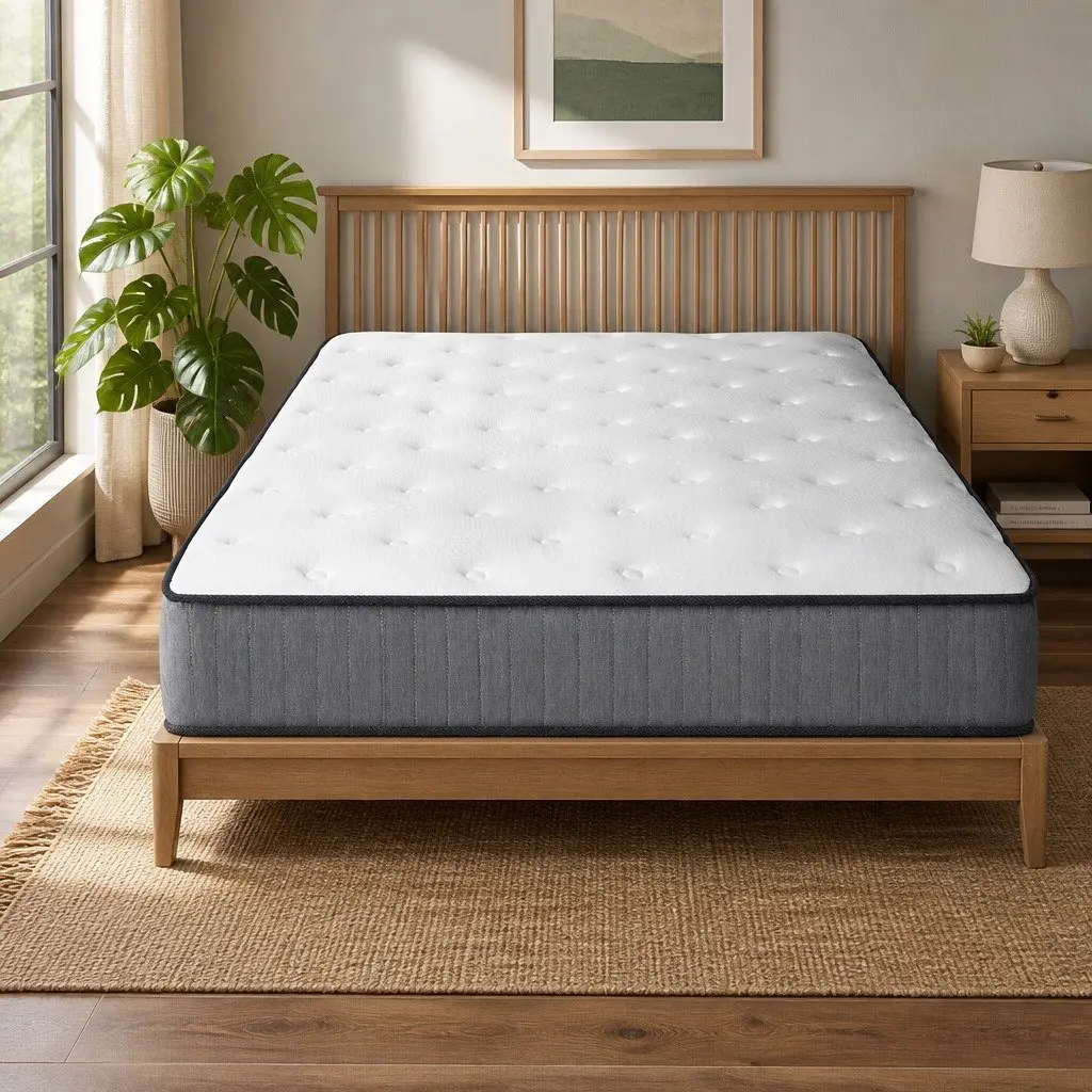 Queen Mattress Extra Firm 23cm Hypoallergenic Dust Mite Resistant
